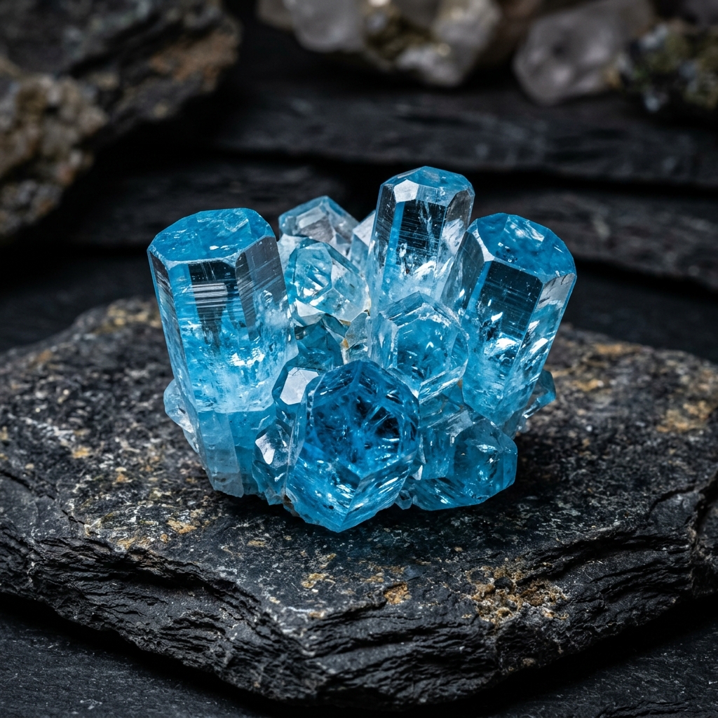 Raw Skardu Aquamarine