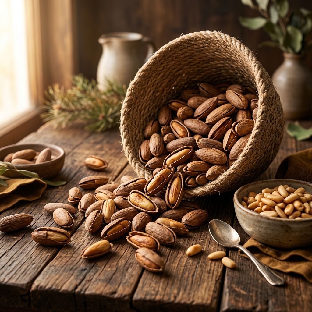 Roasted Pine Nuts (Chilgoza)